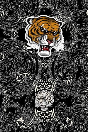 老虎印花华亿平台图片