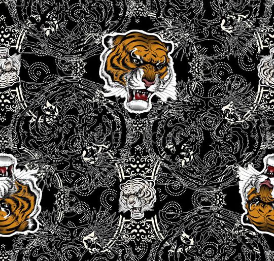 老虎印花华亿平台图片