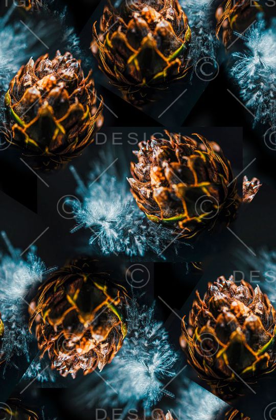 时尚抽象几何星空印花华亿平台图片