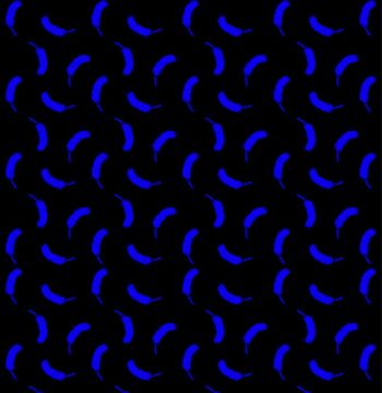 蓝色夜光羽毛印花华亿平台图片