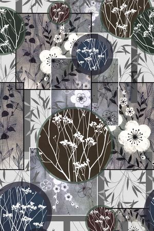 几何印花华亿平台图片