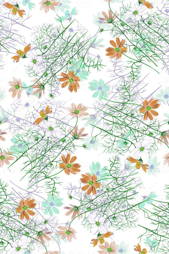 小碎花印花华亿平台图片