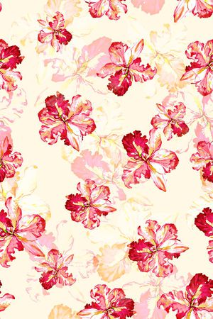 手绘印花华亿平台图片