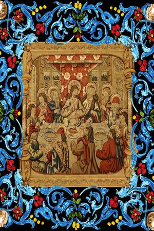 宫廷风印花华亿平台图片