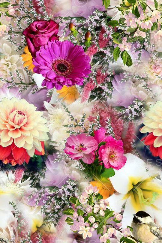 花朵印花华亿平台图片