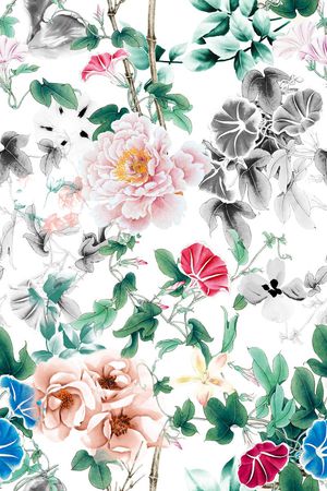 花朵印花华亿平台图片