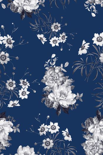 626123-欧美黑白花朵05693d