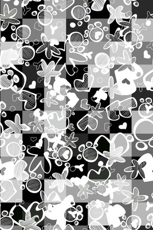 方格印花华亿平台图片