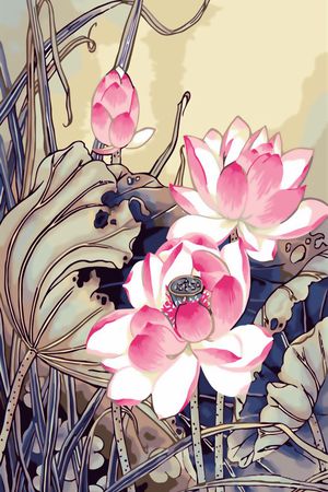 花朵印花华亿平台图片