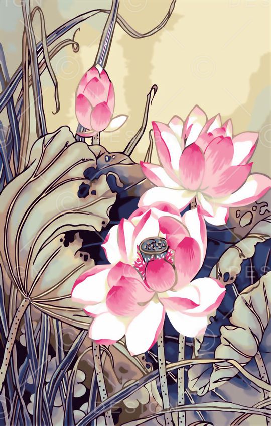 花朵印花华亿平台图片