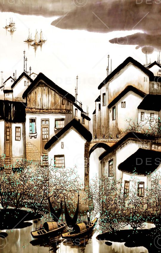 风景印花华亿平台图片