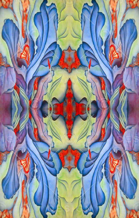 抽象印花华亿平台图片