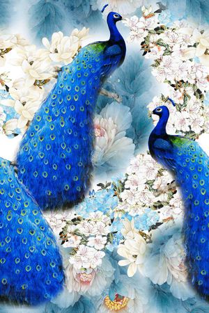 花朵印花华亿平台图片