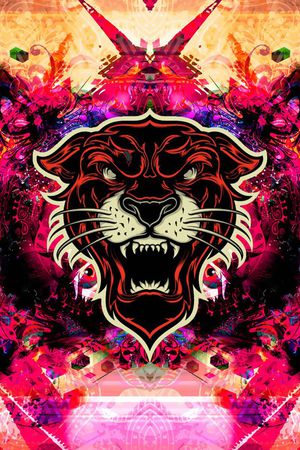 动物纹印花华亿平台图片