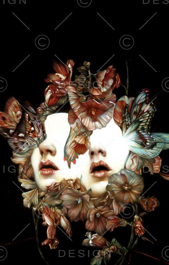 蝴蝶印花华亿平台图片