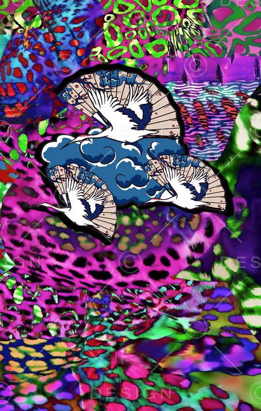 抽象印花华亿平台图片