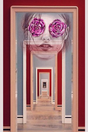 几何印花华亿平台图片