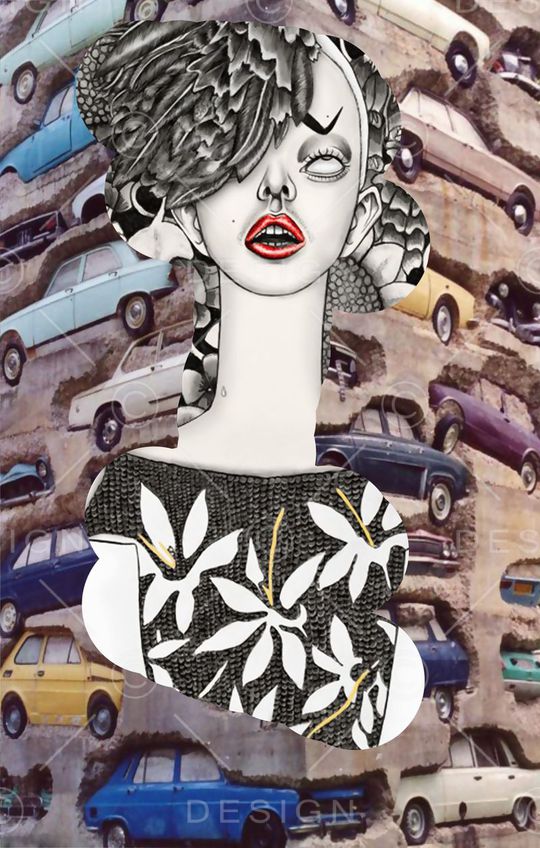 人物印花华亿平台图片