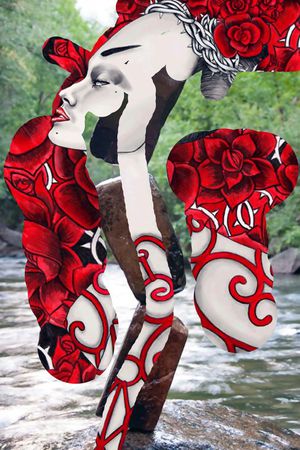 波西米亚印花华亿平台图片