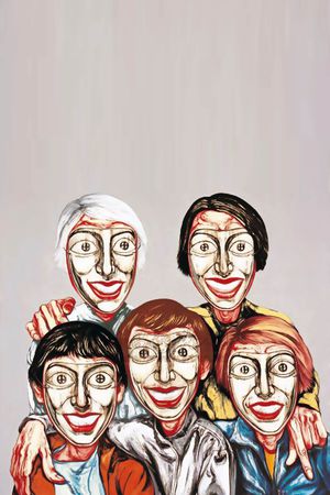 卡通人物印花华亿平台图片