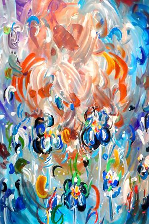 抽象印花华亿平台图片