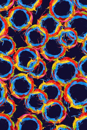 几何印花华亿平台图片