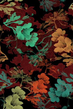 花朵印花华亿平台图片