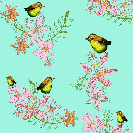 花朵印花华亿平台图片