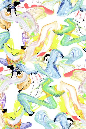 波浪条纹印花华亿平台图片