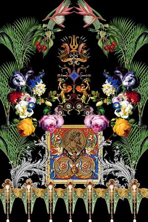 定位花印花华亿平台图片