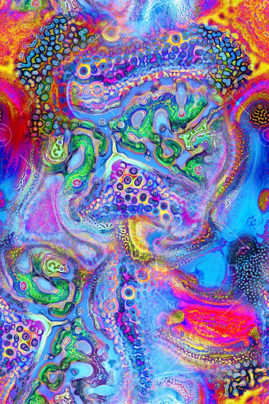 抽象印花华亿平台图片