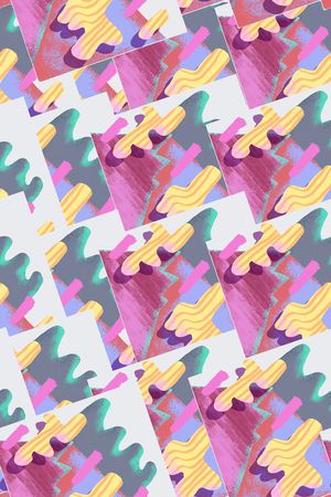 几何印花华亿平台图片