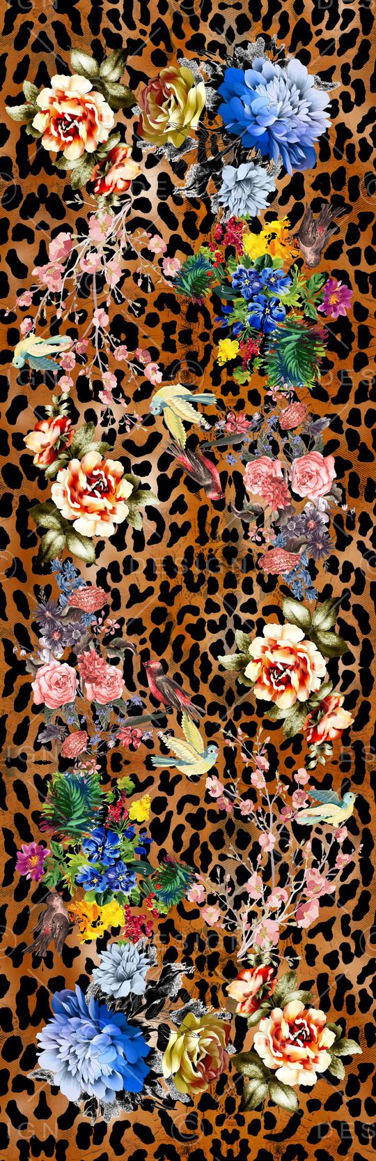 动物纹印花华亿平台图片