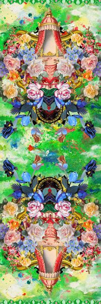 油画花卉印花华亿平台图片