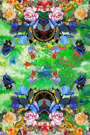 油画花卉印花华亿平台图片