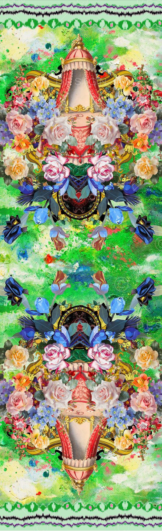 油画花卉印花华亿平台图片