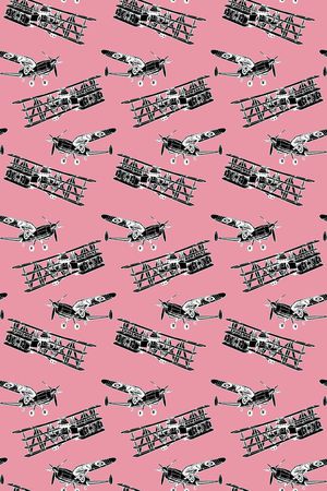 飞机印花华亿平台图片