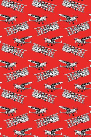 飞机印花华亿平台图片