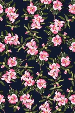 时尚抽象3D数码花卉印花华亿平台图片