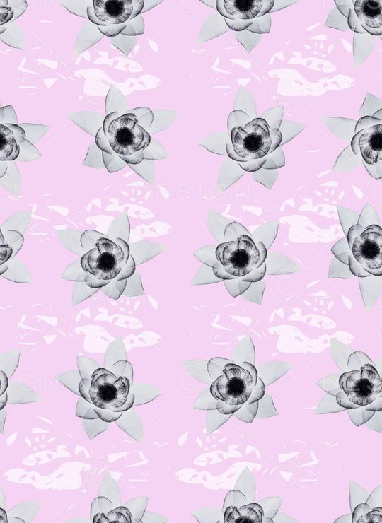 淡雅印花华亿平台图片