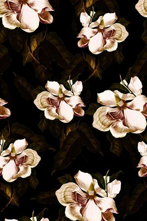 时尚大花印花华亿平台图片