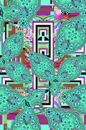 几何印花华亿平台图片