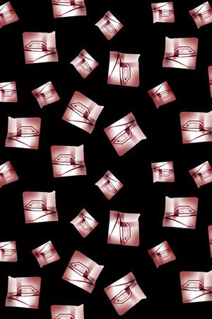 不规则几何印花华亿平台图片