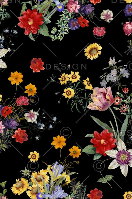 黑底印花华亿平台图片