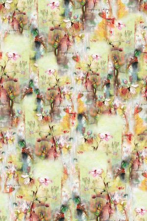 欧美复古油画印花华亿平台图片