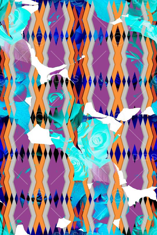 几何印花华亿平台图片