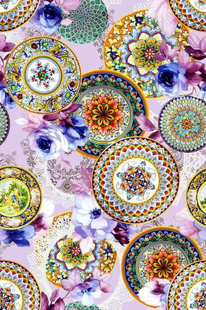 珐琅陶瓷印花华亿平台图片