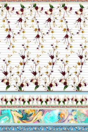 手绘幻彩条纹印花华亿平台图片