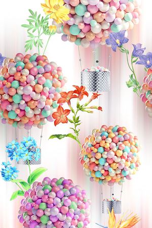 MAX-热带风情印花华亿平台图片