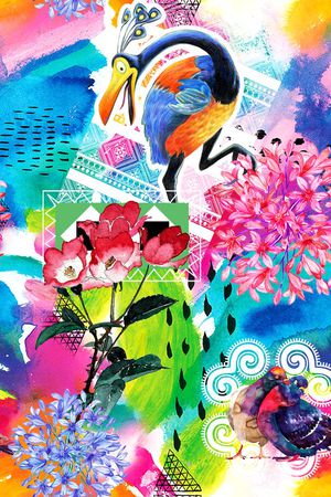 趣味印花华亿平台图片